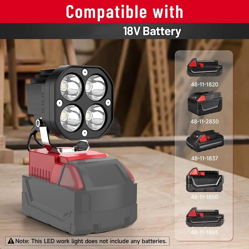 6500K, 6000LM Job Site Lightin - Garage Lighting Decor recension och pris