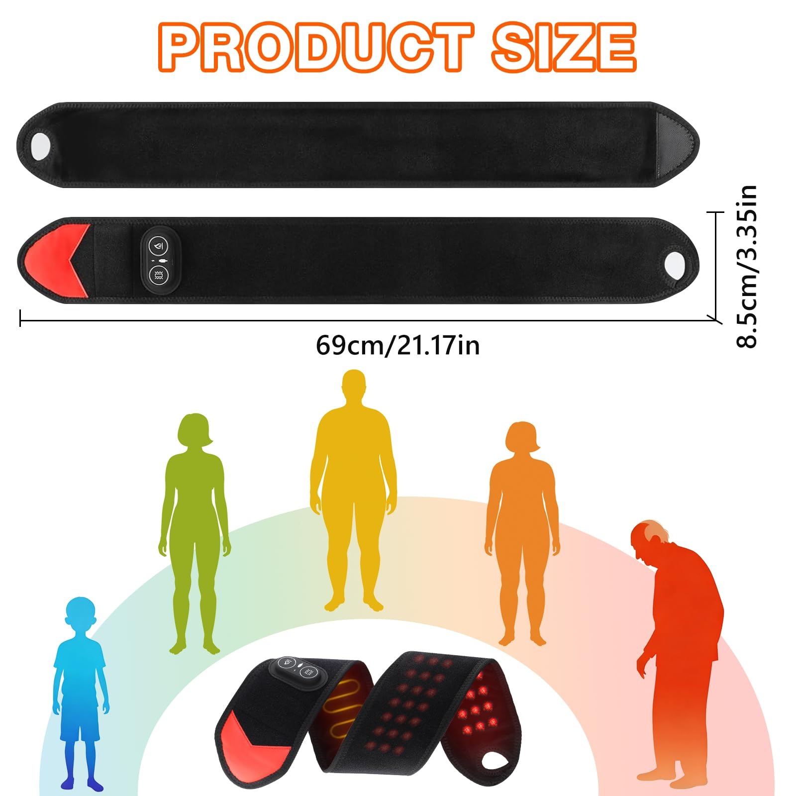 Portable Red Light Therapy Wra - Office Lighting Decor recension och pris