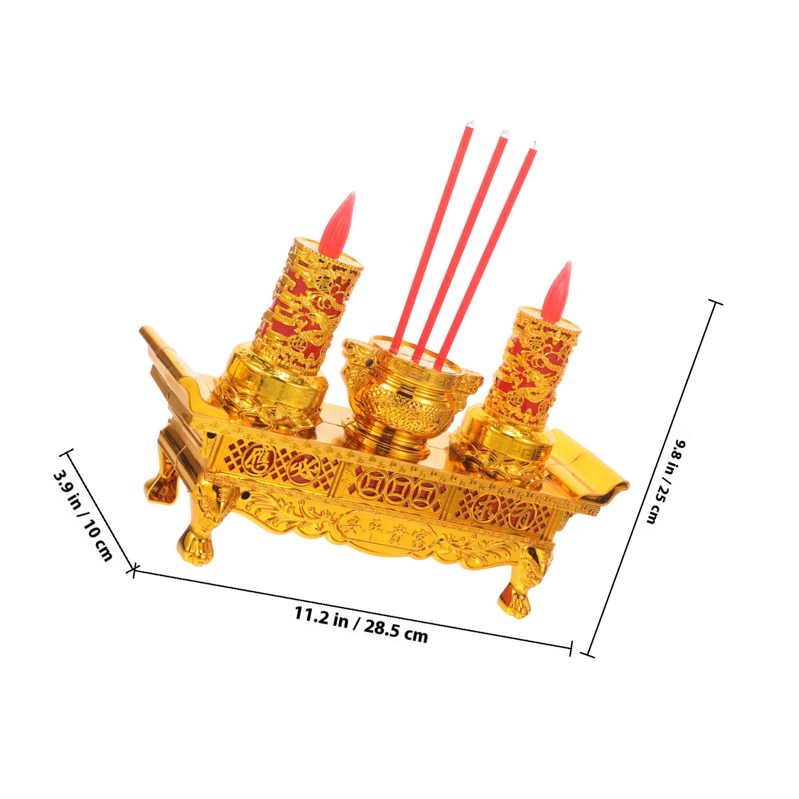 LED Retro Chinese Buddha Lamp  - Office Lighting Decor recension och pris