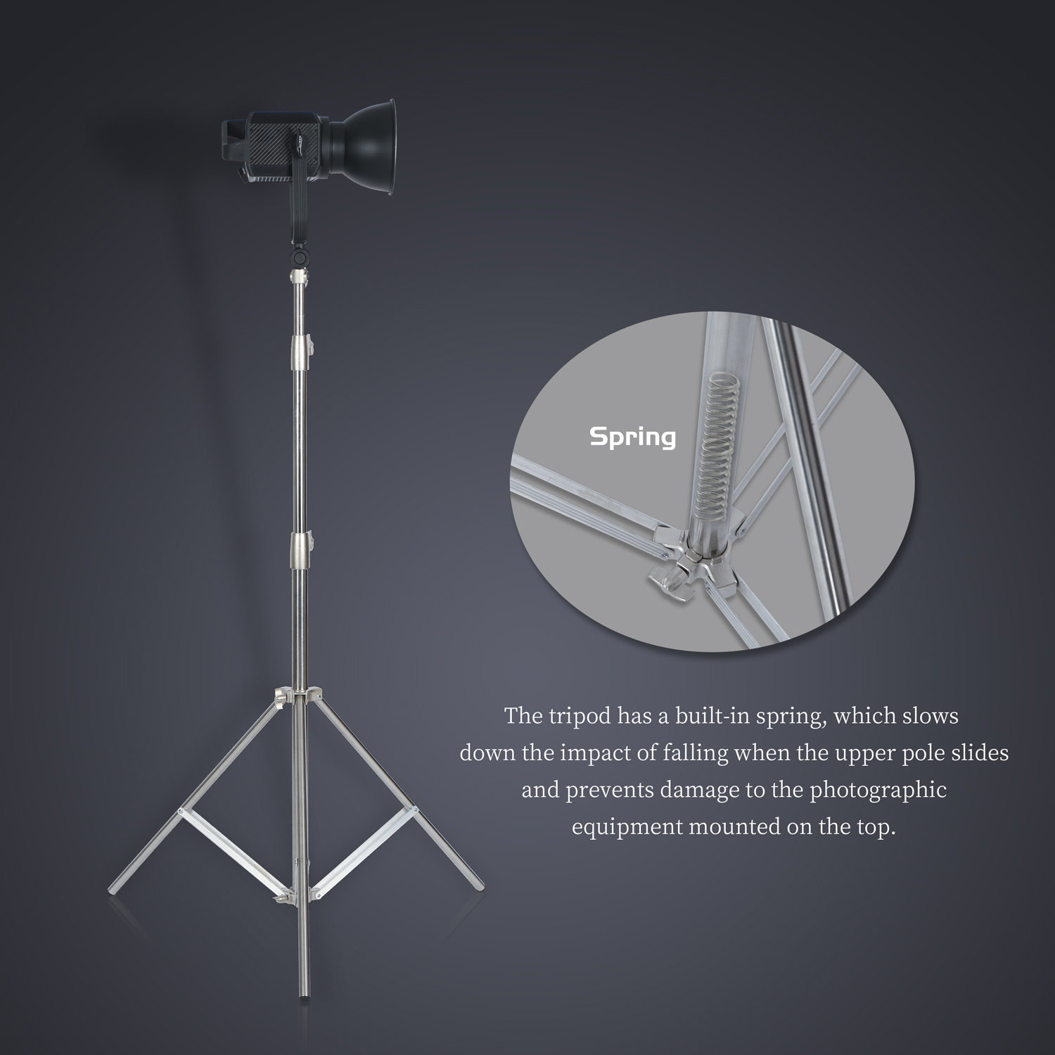 SH 2.8M Stainless Steel Light  - Lighting Gallery recension och pris