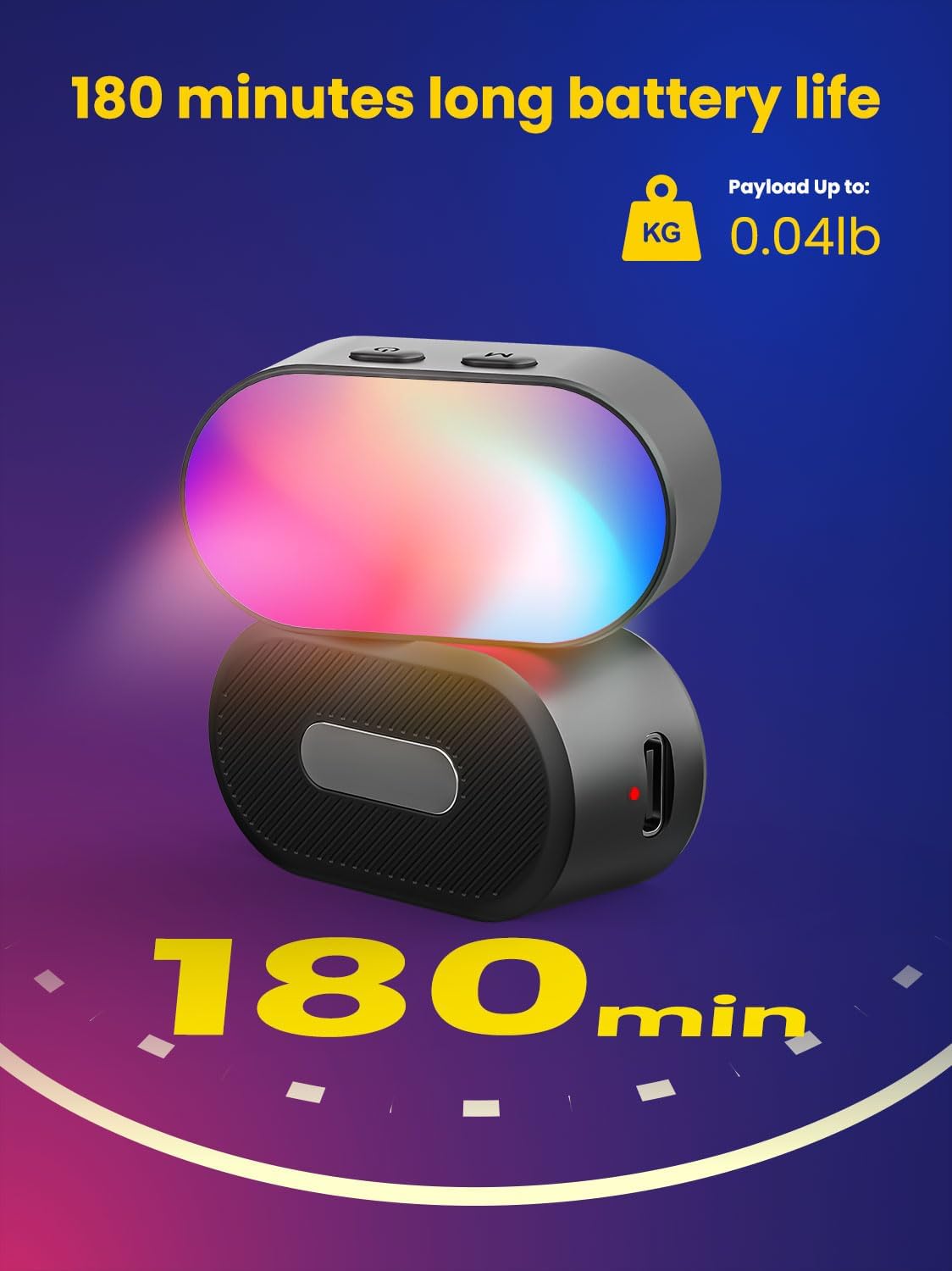 AOCHUAN Mini RGB Magnetic Fill - Lighting Gallery recension och pris