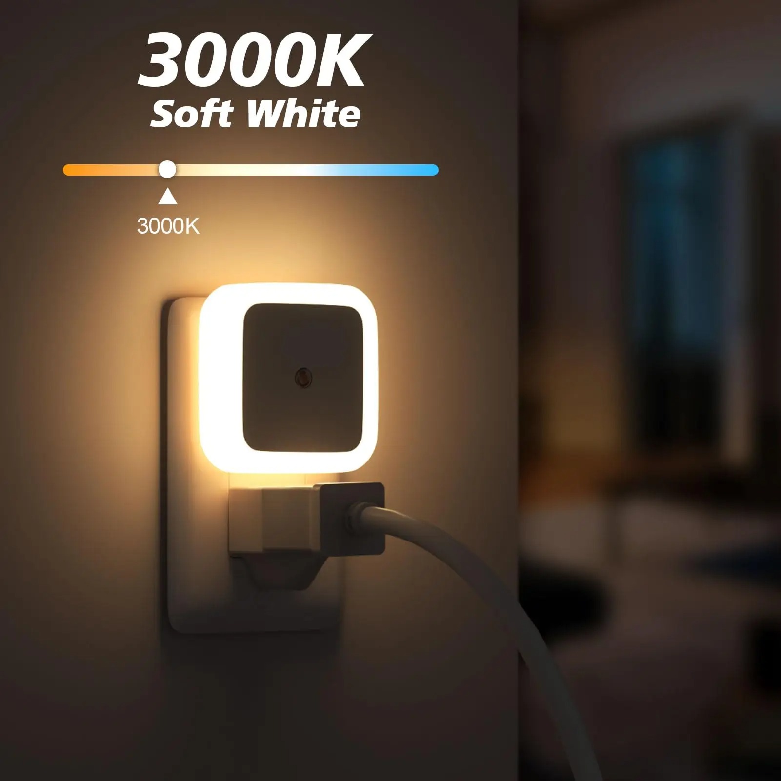 LED Wall Plug Light Sensor Dus - Garage Lighting Decor recension och pris