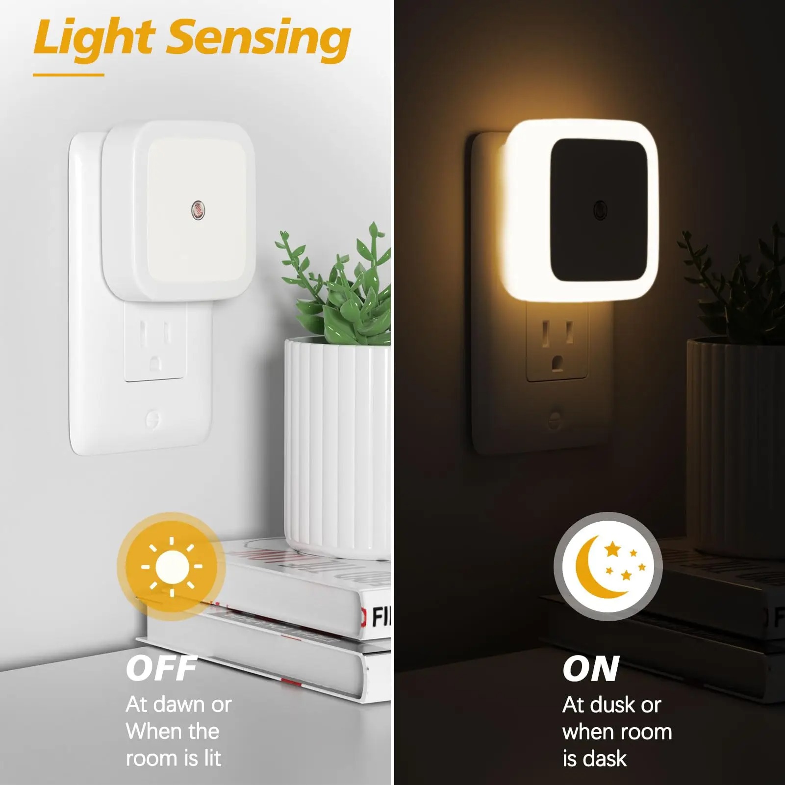 LED Wall Plug Light Sensor Dus - Garage Lighting Decor recension och pris