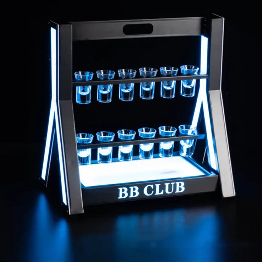 Rechargeable LED Shot Glass Di - Lighting Decoration Stand recension och pris