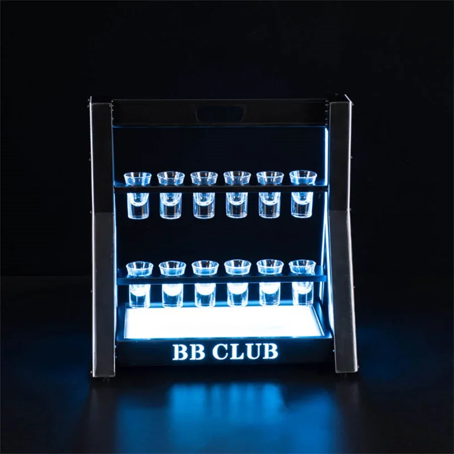 Rechargeable LED Shot Glass Di - Lighting Decoration Stand recension och pris