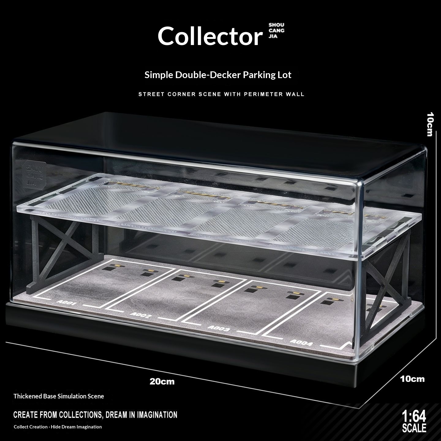 Collector 1:64 Scale Two-Story - Garage Lighting Decor recension och pris