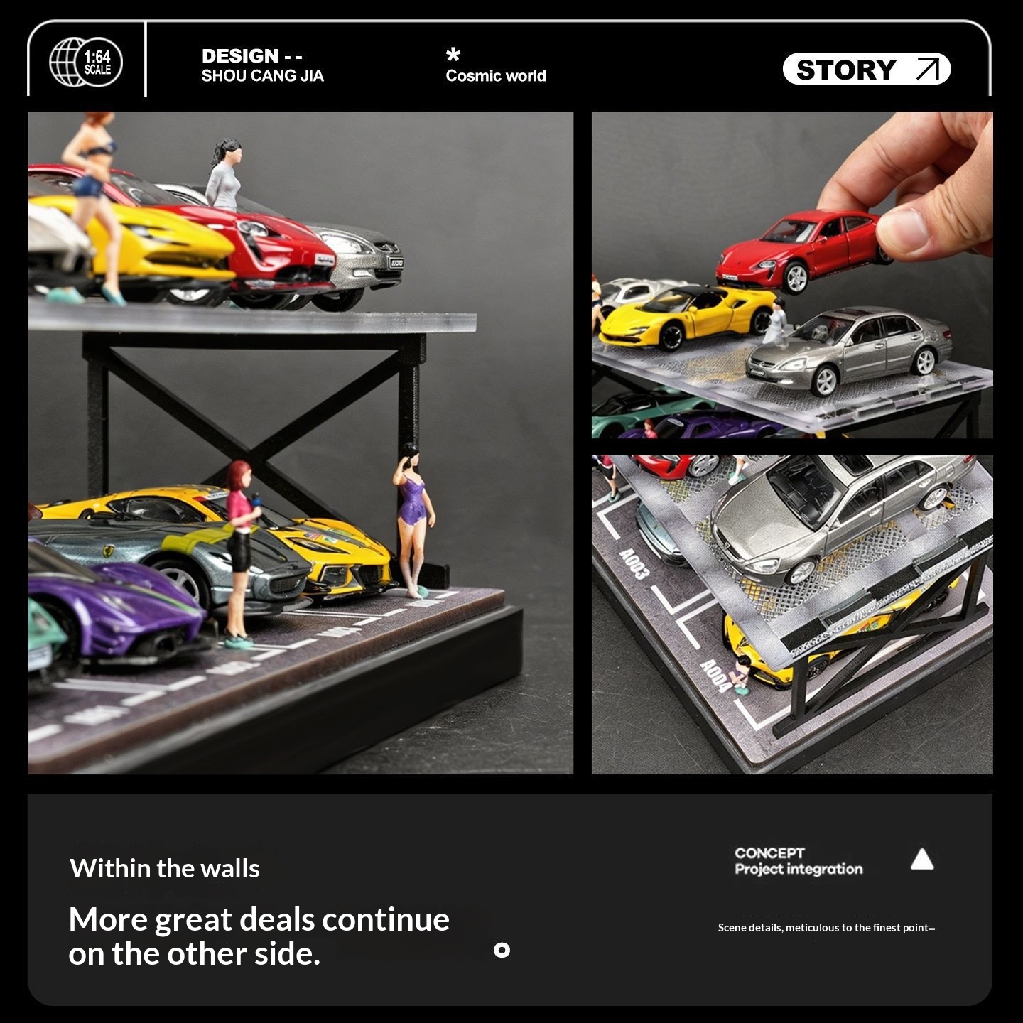 Collector 1:64 Scale Two-Story - Garage Lighting Decor recension och pris