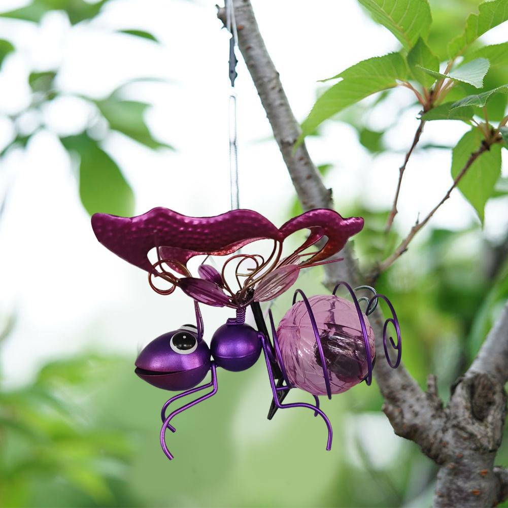 Solar Powered Hanging Bug Ligh - Lighting Bug Decor recension och pris