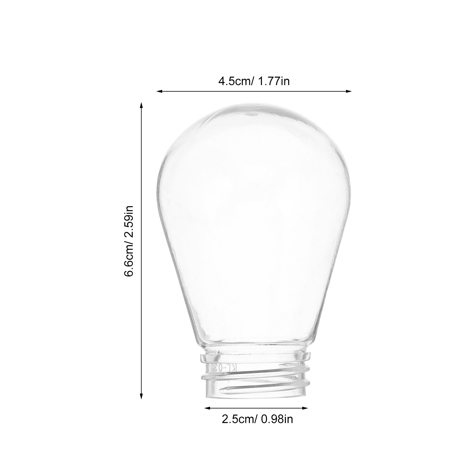 30Pcs Clear Light Bulb Covers  - Lighting Decoration Stand recension och pris