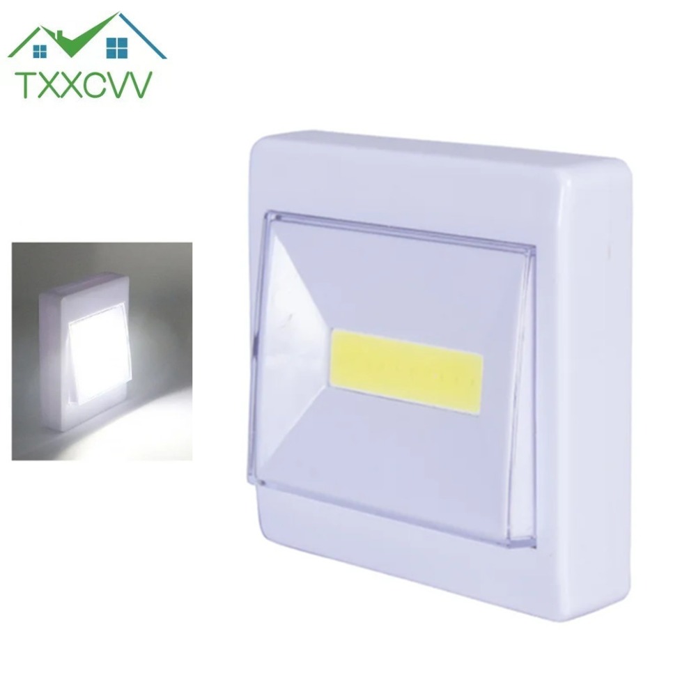 2 Pcs COB LED Night Lights AAA - Garage Lighting Decor recension och pris