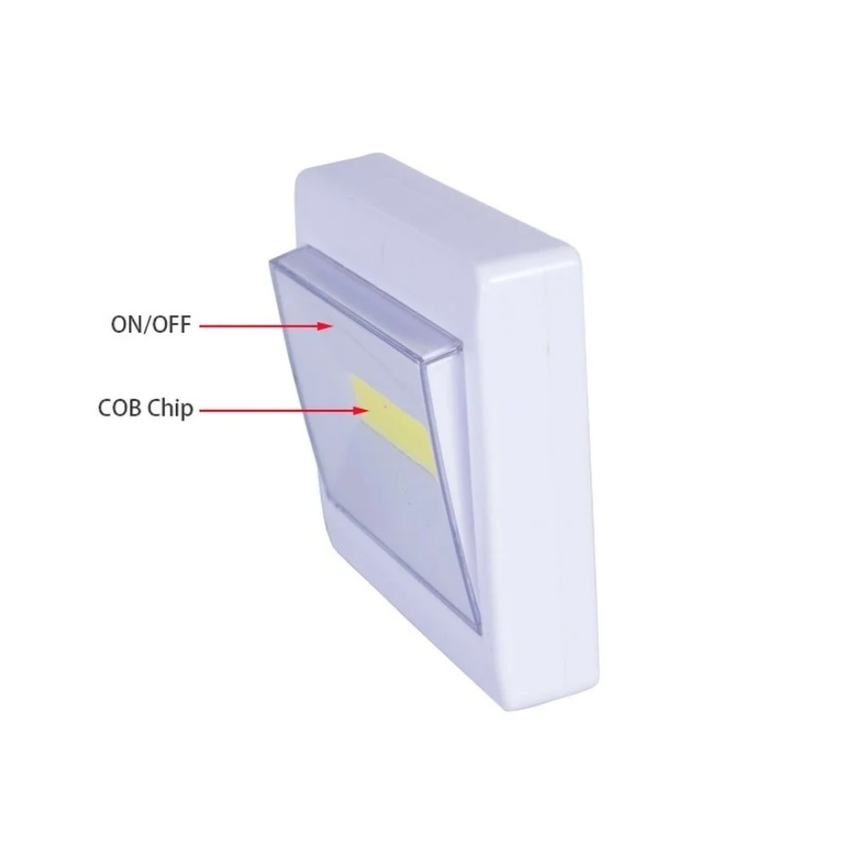 2 Pcs COB LED Night Lights AAA - Garage Lighting Decor recension och pris