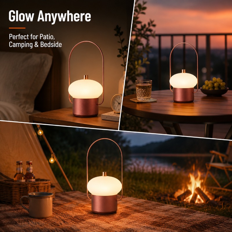 Rechargeable Portable Mushroom - Mushroom Table Lamp recension och pris