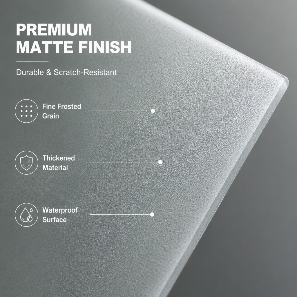 Thickened Frosted Privacy Wind - Office Lighting Decor recension och pris
