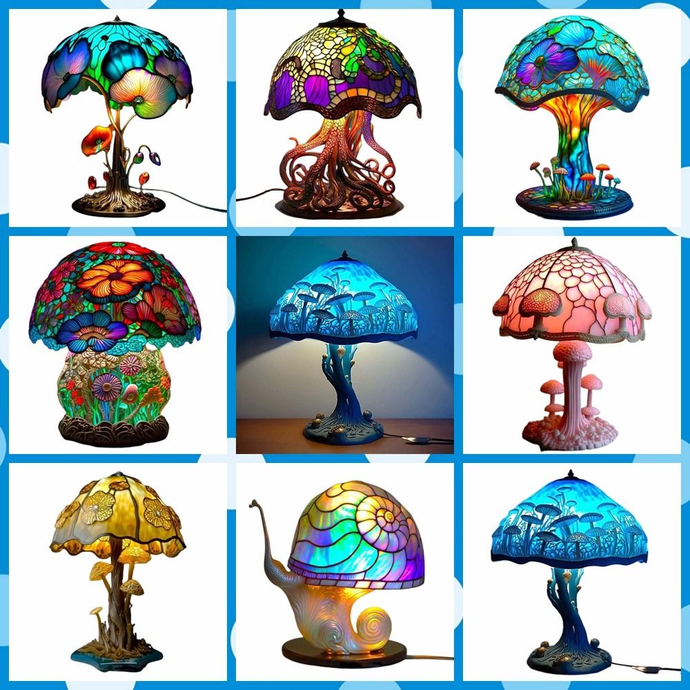 High-quality Aesthetic Design  - Mushroom Table Lamp recension och pris