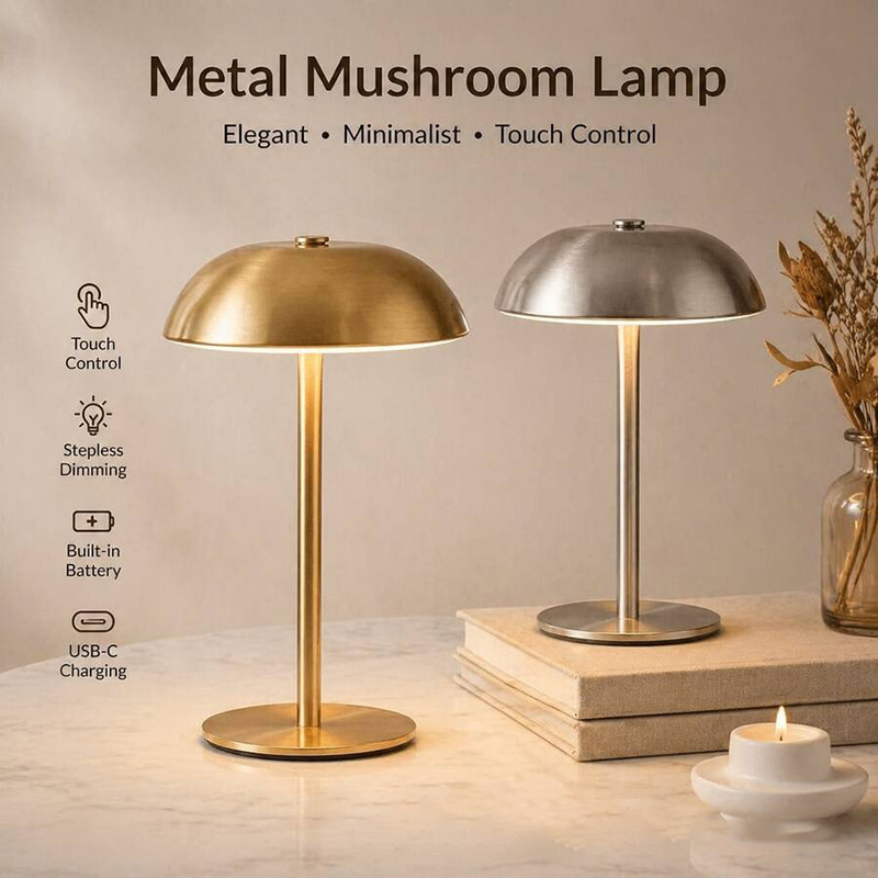 Cute Mushroom Table Lamp, Touc - Mushroom Table Lamp recension och pris