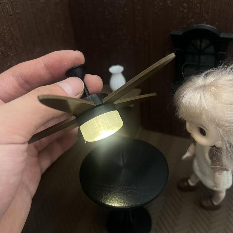 Miniature Ceiling Fan with LED - Lighting Gallery recension och pris