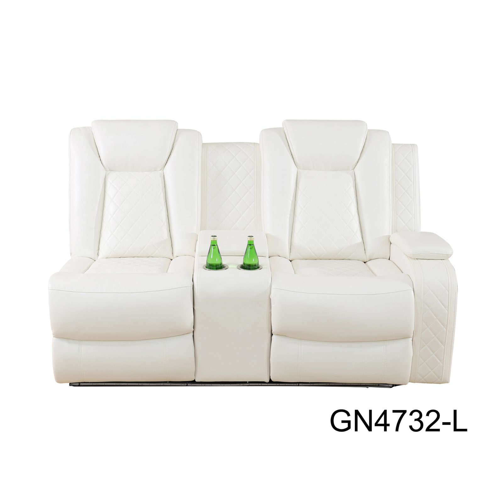 White Leather Electric Recline - Furniture Lighting & Decor Magazine recension och pris