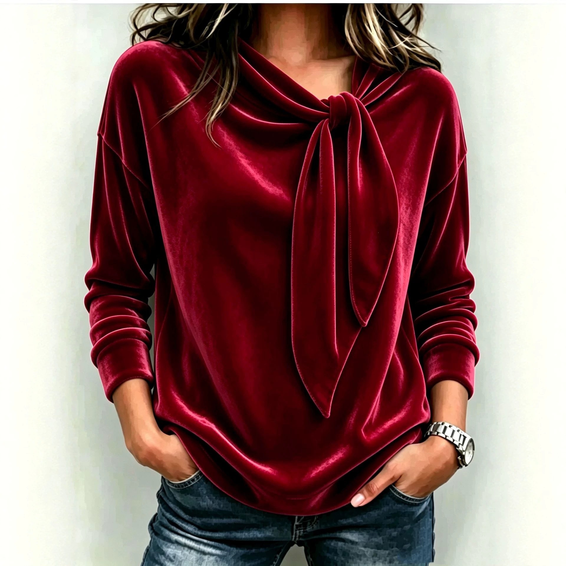 Spring Autumn New Women's Velv - Elegant Decor & Lighting Llc recension och pris