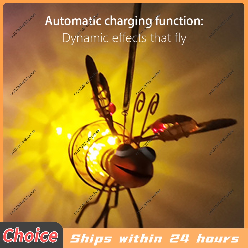Solar Powered Insect Lamp Hang - Lighting Bug Decor recension och pris